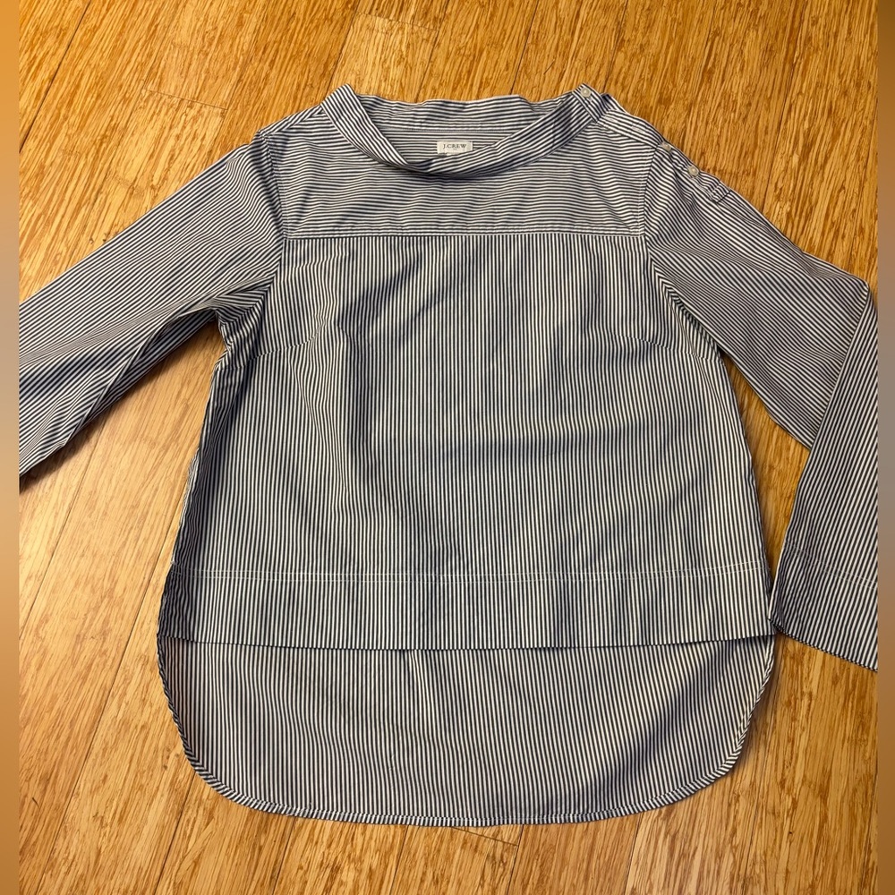 J.Crew cotton long-sleeved shirt!!